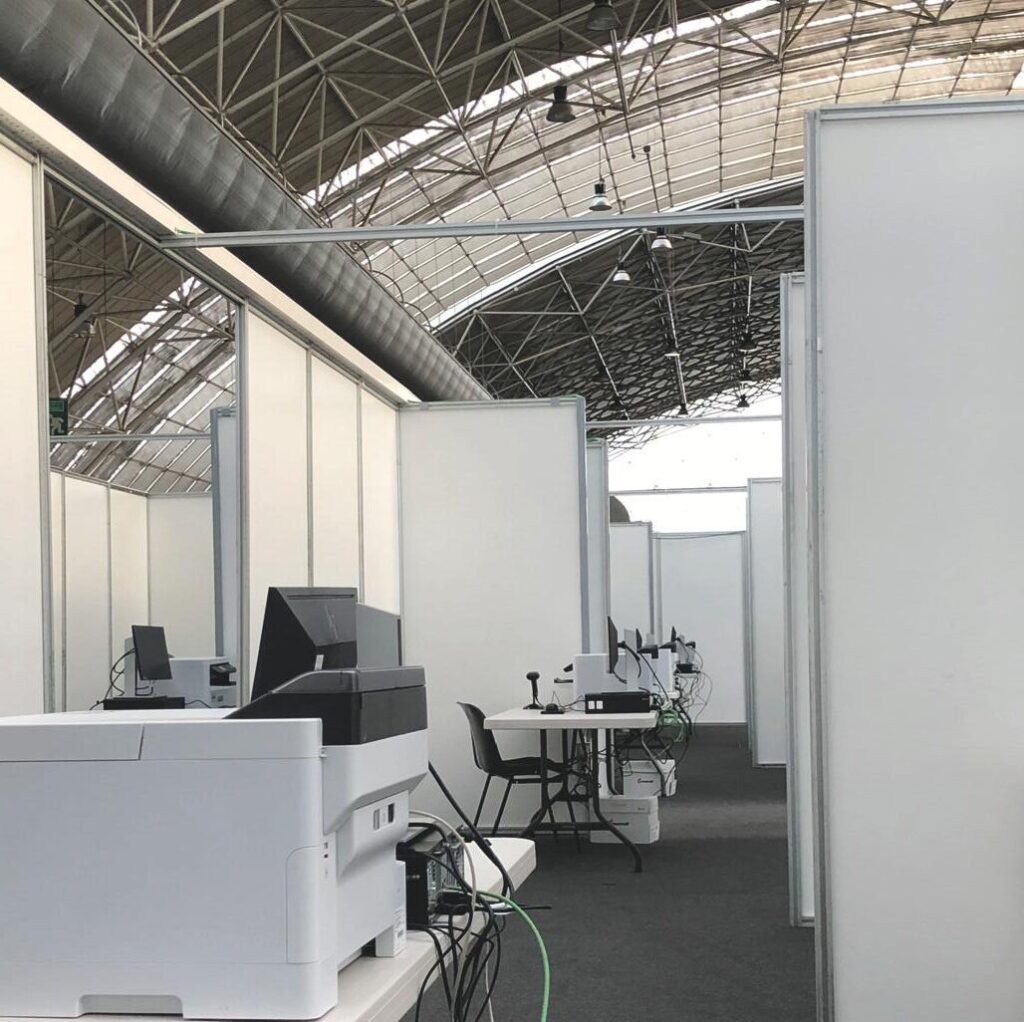 networking postazioni centro vaccinale